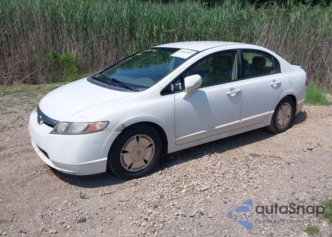 2008 Honda Civic Hybrid Hybrid из США, поврежденный, VIN JHMFA36258S016971